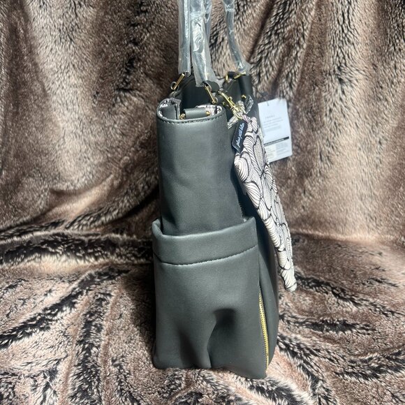 Black and Gold Petunia Pickle Bottom Diaper Bag - Picture 3 of 5